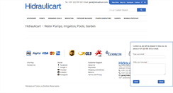 Desktop Screenshot of hidraulicart.com